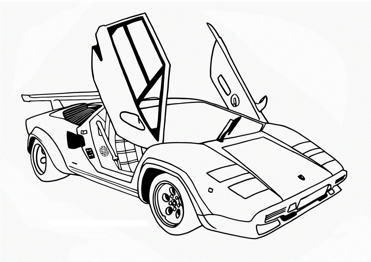 Kids Car Coloring Pages
 Free Printable Race Car Coloring Pages For Kids