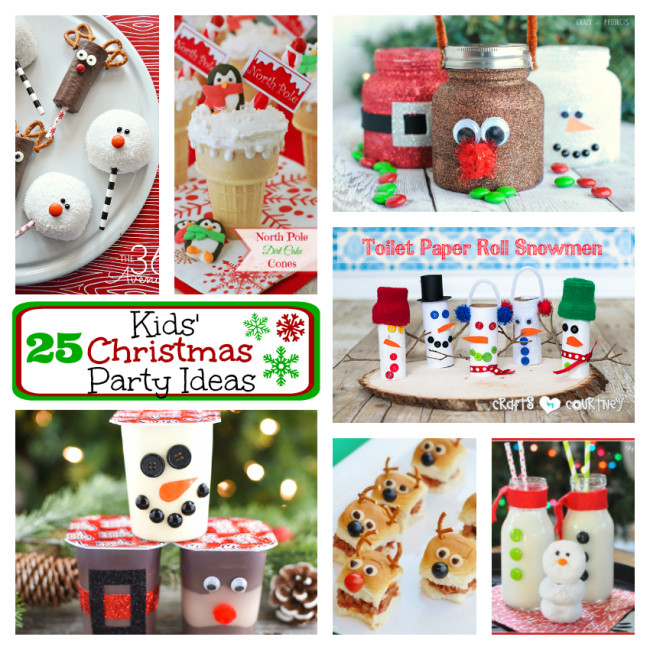 Kids Christmas Party Craft
 25 Kids Christmas Party Ideas – Fun Squared