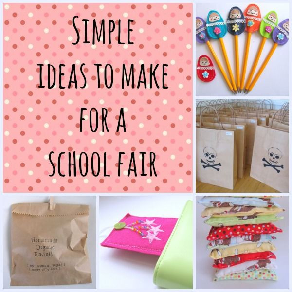 Kids Craft Fair Ideas
 School fair ideas Melissa Goodsell