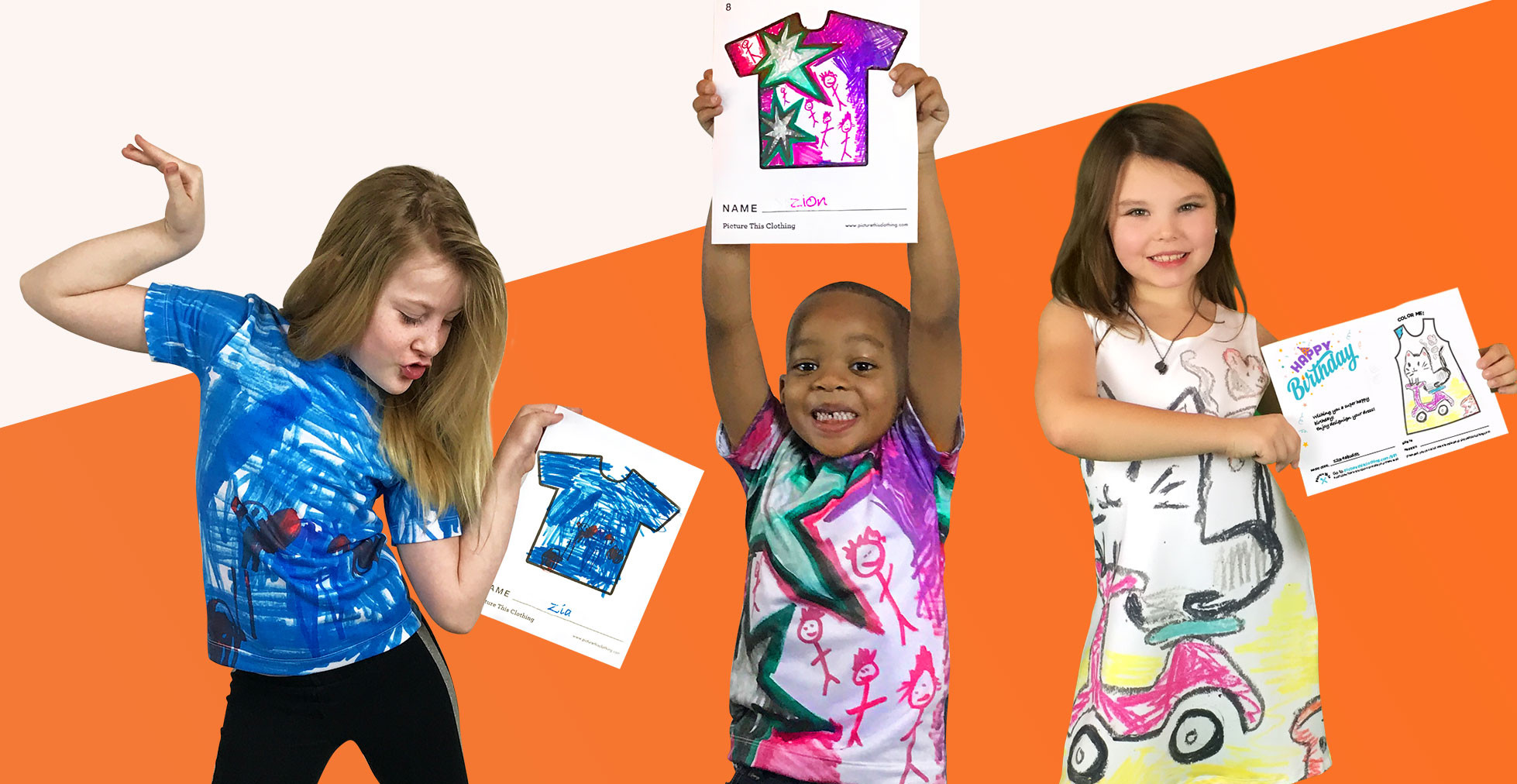 Kids Design Own Dress
 Picture This Clothing Experience the magic of designing