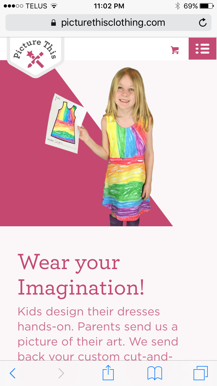 Kids Design Own Dress
 Super cool