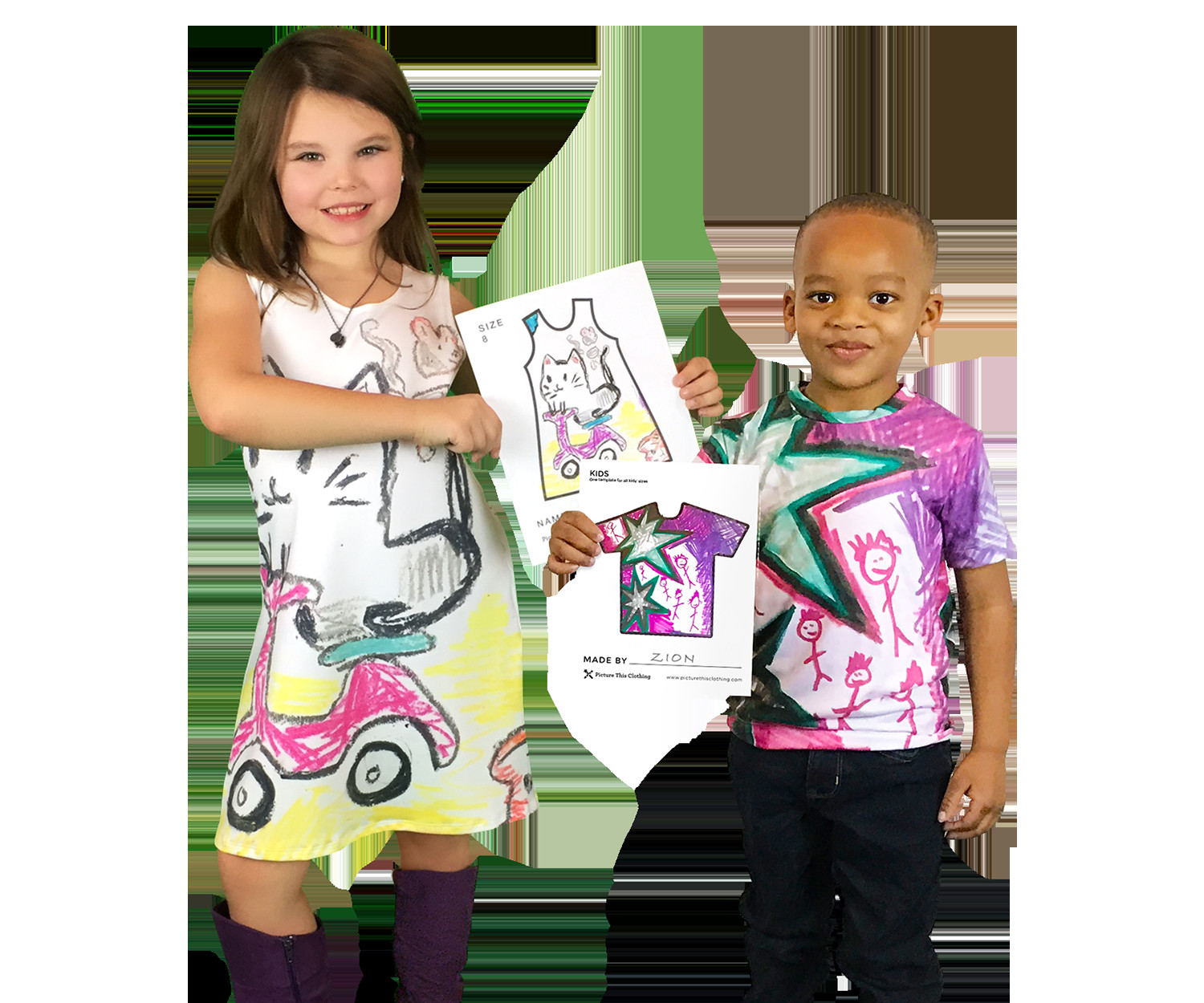 Kids Design Own Dress
 Picture This Clothing Experience the magic of designing