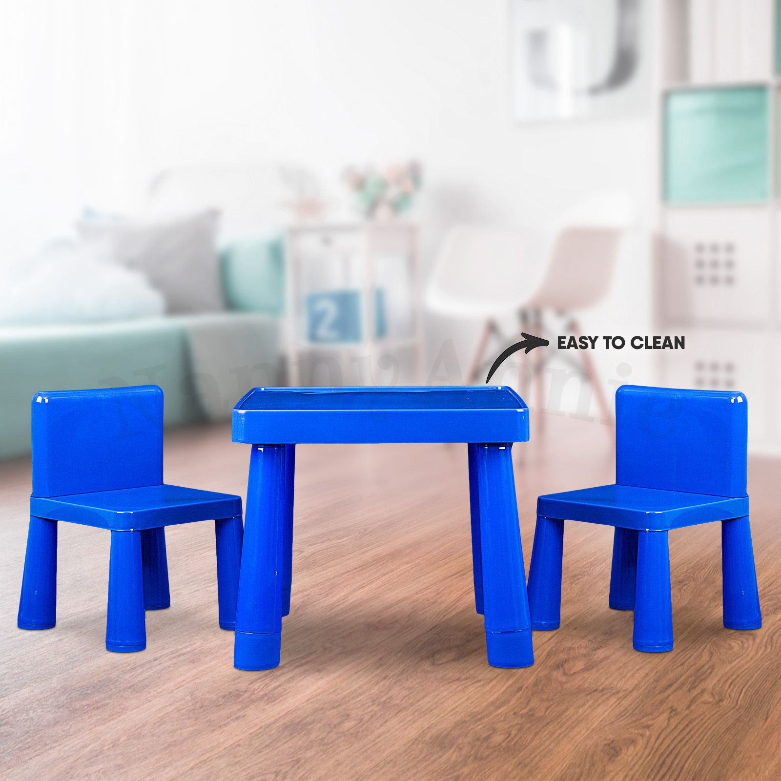Kids Dining Table
 Kids Table & Chair Play Furniture Set Plastic Fountain