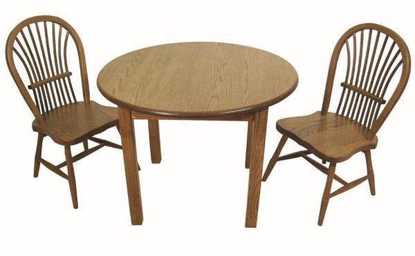 Kids Dining Table
 Round Child s Dining Table from DutchCrafters Amish Furniture