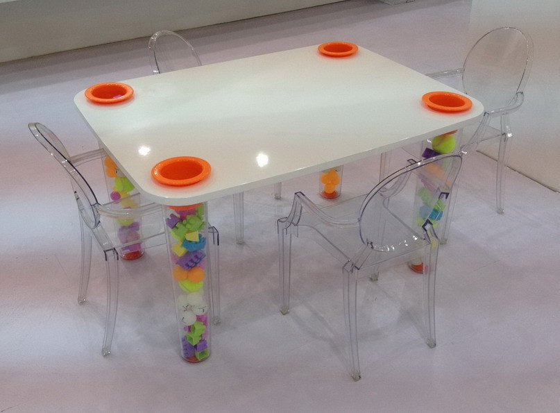 Kids Dining Table
 Transparent Kids dining table Children s toys table