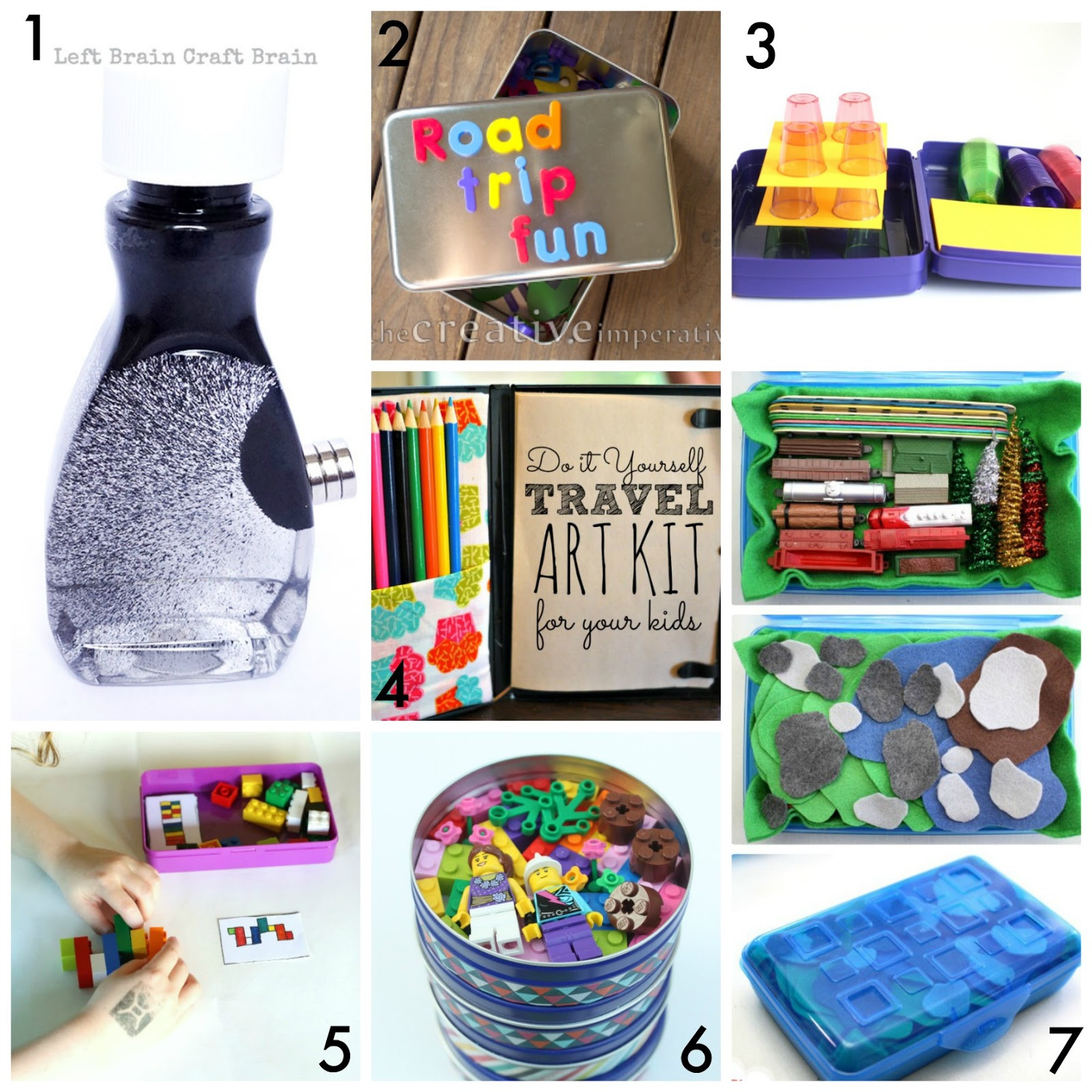 Kids DIY Kits
 30 DIY Portable Travel Kits for Entertaining Kids on the go