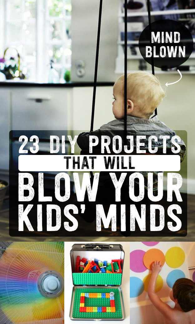 Kids DIY Projects
 23 DIY Projects That Will Blow Your Kids’ Minds – iSeeiDoiMake