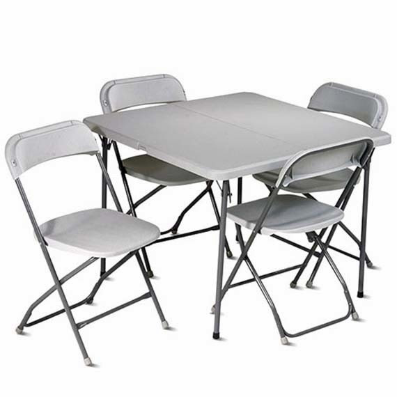 Kids Foldable Table And Chairs
 5 Piece Kids Folding Table and Chairs AyanaHouse