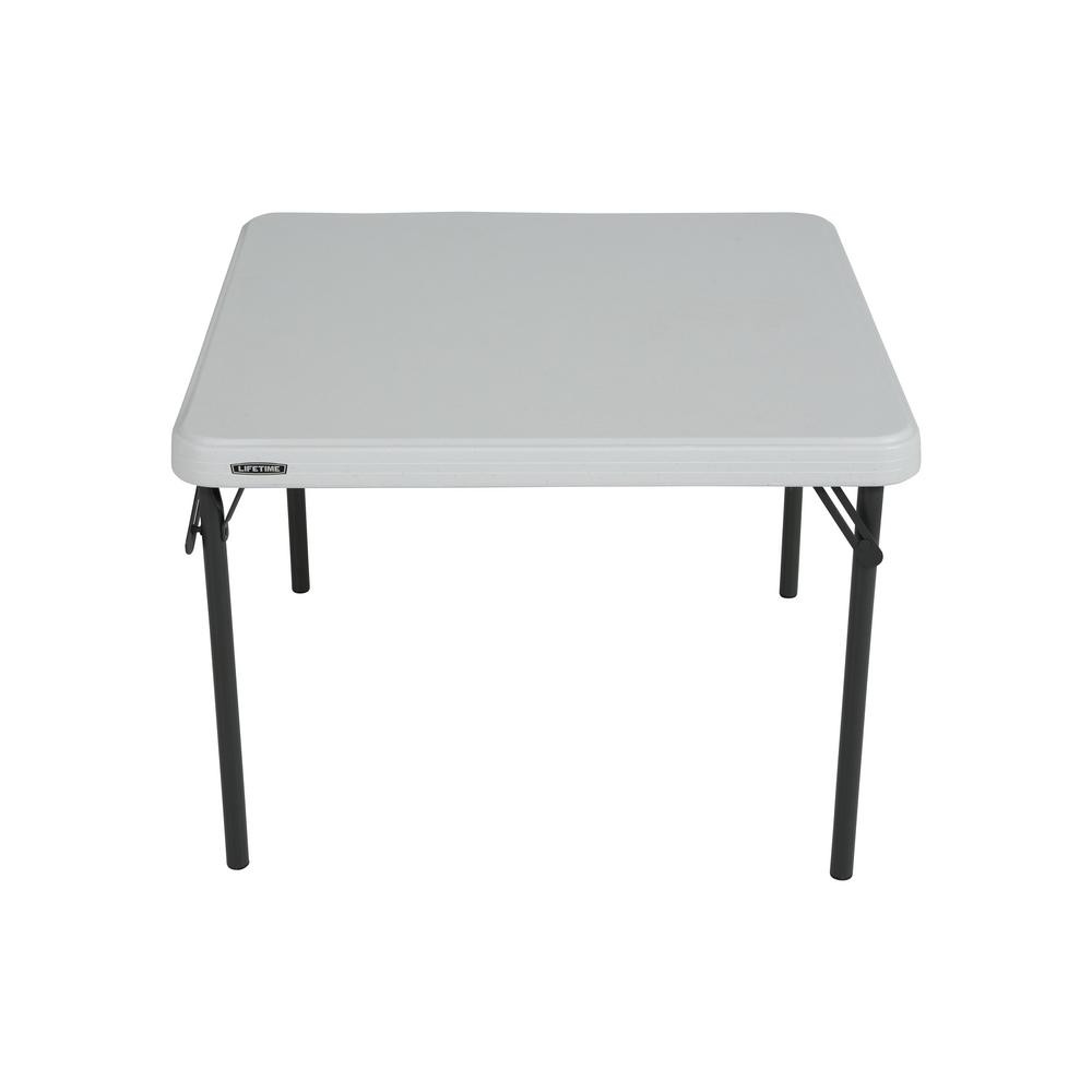 Kids Foldable Table And Chairs
 Lifetime White Children s Folding Table The Home Depot