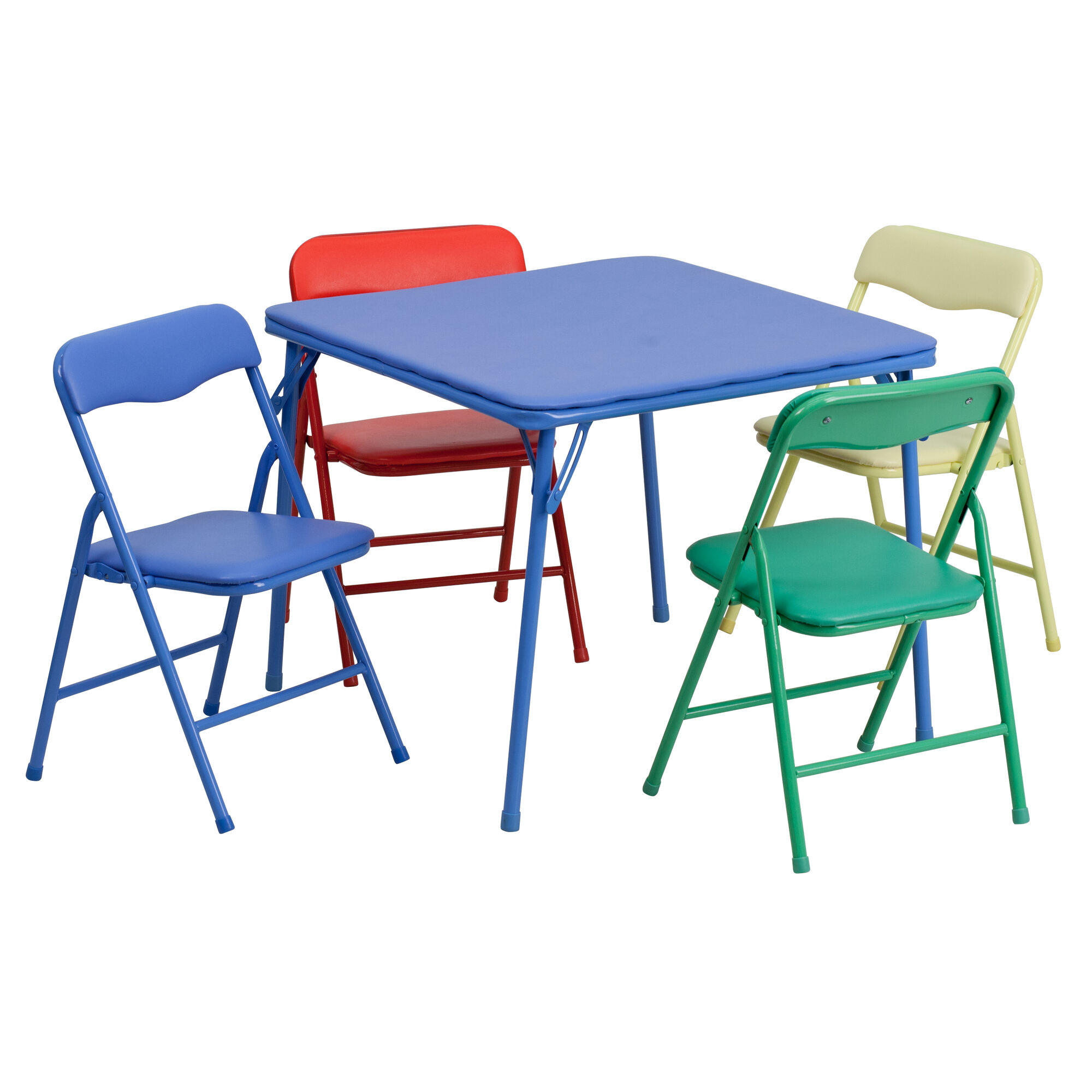 Kids Foldable Table And Chairs
 Colorful Kid Folding Table Set JB 9 KID GG