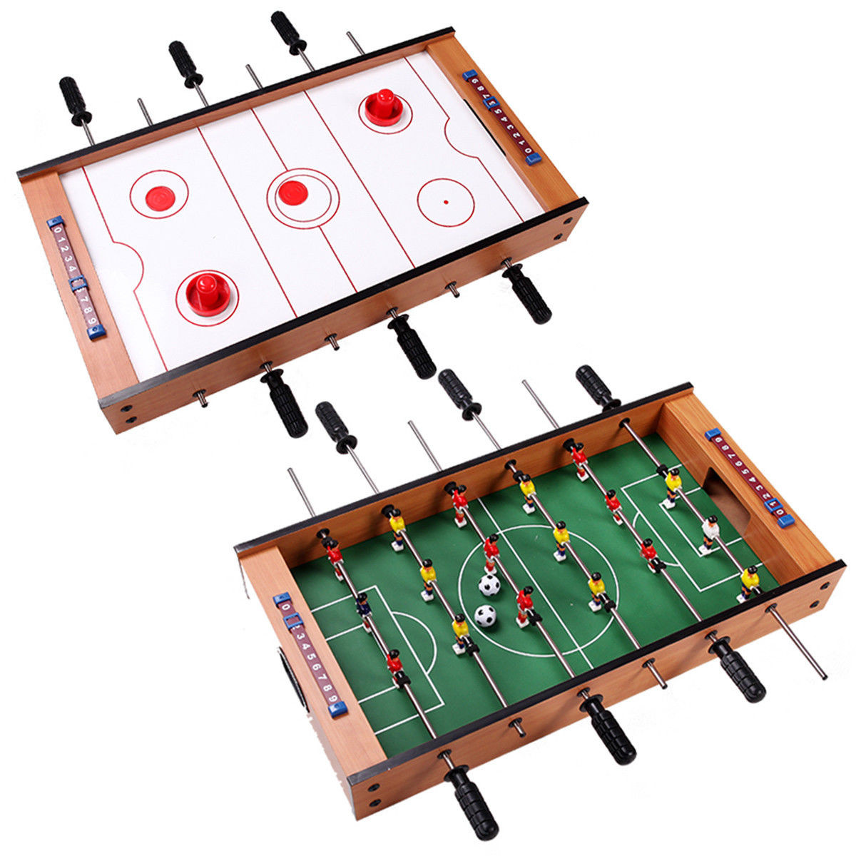 Kids Foosball Table
 Costway Costway 2 In 1 Table Game Air Hockey Foosball