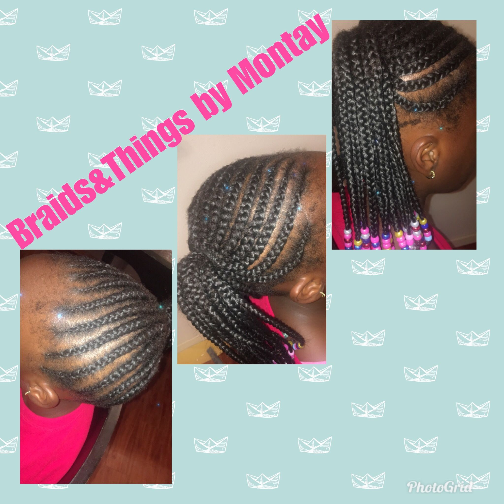 Kids Haircuts Houston
 braidsandthingsbymontay ponytailintobraids