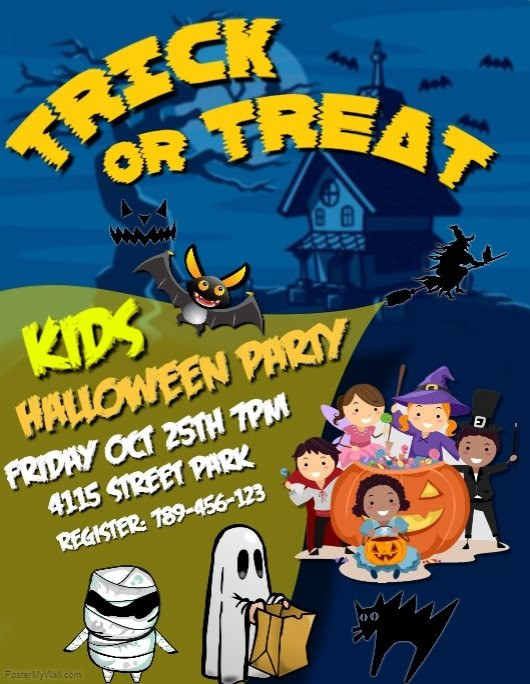 Kids Halloween Party Flyer
 20 Wicked Halloween Party Flyer Templates for Your