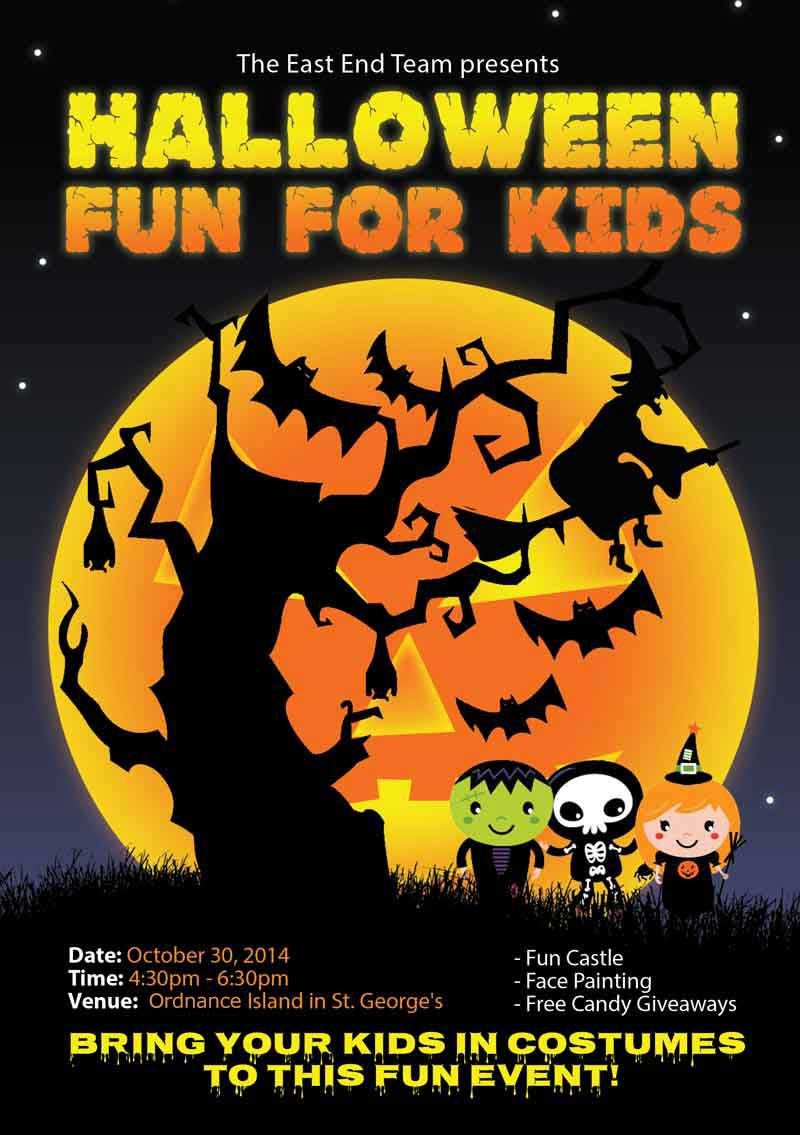 Kids Halloween Party Flyer
 East End Team Host Halloween Fun For Kids Bernews