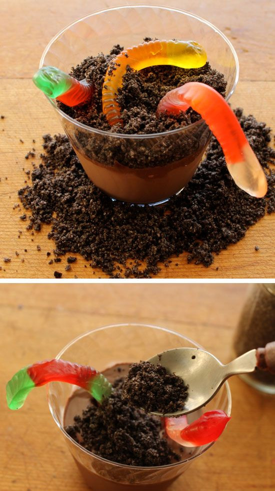 Kids Halloween Party Food Ideas
 Cup of Dirt