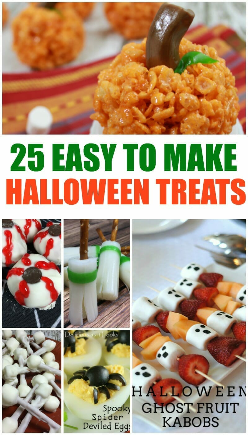 Kids Halloween Party Food Ideas
 25 Halloween Treat Ideas for Kids and Adults Alike