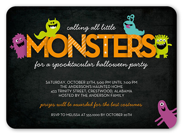 Kids Halloween Party Invites
 The Best Halloween Party Themes