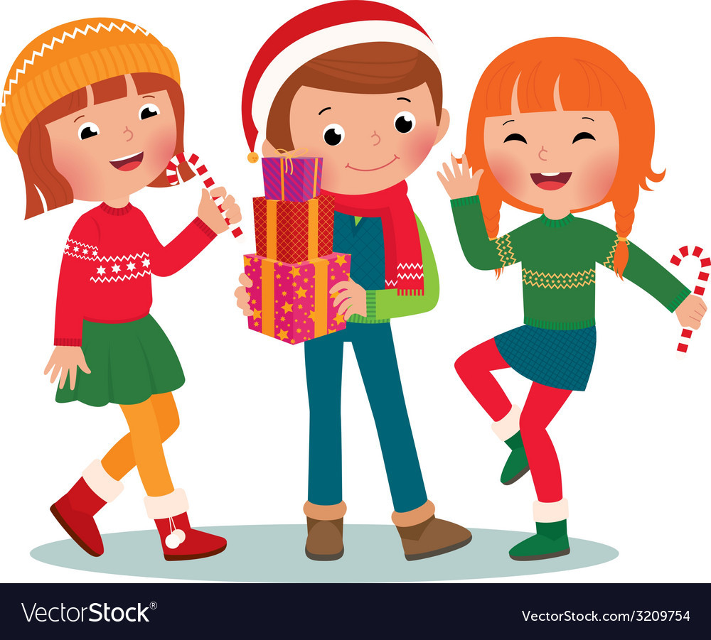 Kids Holiday Party
 Children Christmas Party Royalty Free Vector Image