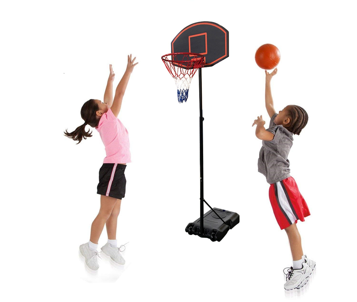 Kids Indoor Basketball
 Kids Basketball Hoop URHOMEPRO Portable Basketball Goal