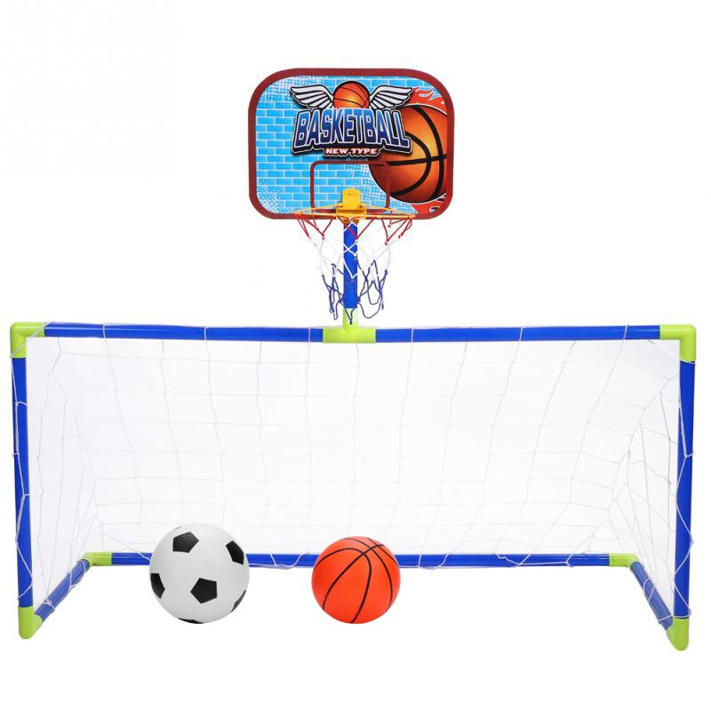 Kids Indoor Basketball Goal
 Children Hanging Basketball Stand Indoor 2 in 1 Mini