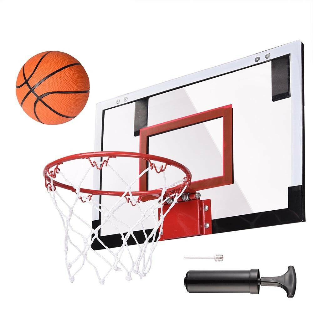 Kids Indoor Basketball Goal
 Mini Basketball Hoop System Kids Goal Over The Door Wall