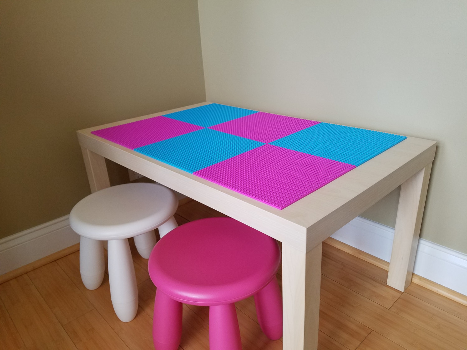 Kids Lego Table
 Kids Lego Brick Building Table with 2 Chairs Girls Lego