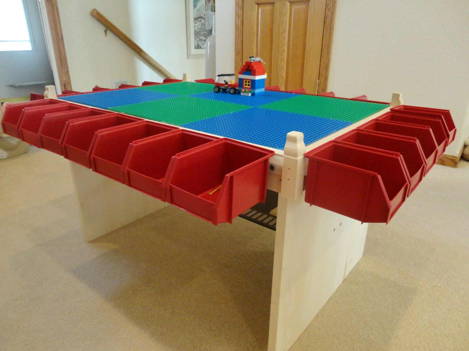 Kids Lego Table
 Lego table Kids Play table Lots of Storage Boys toy