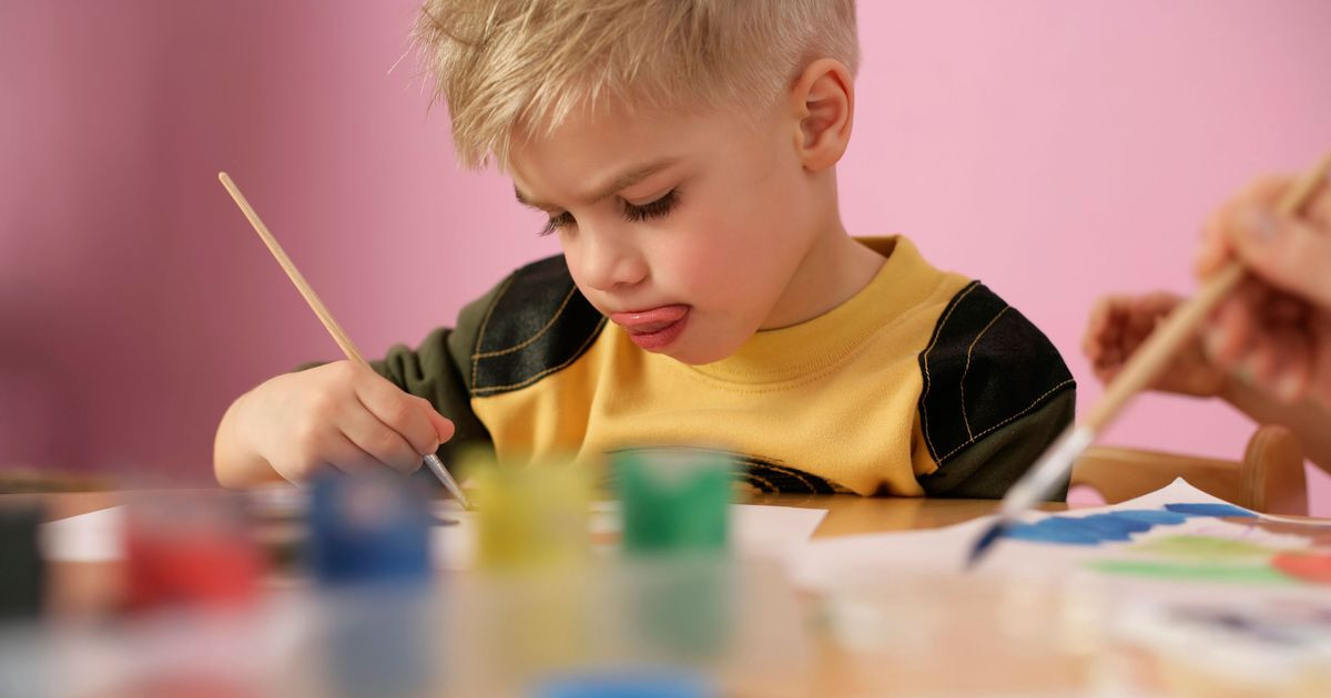 Kids Making Art
 Why Do Kids Stick Out Their Tongues When They’re