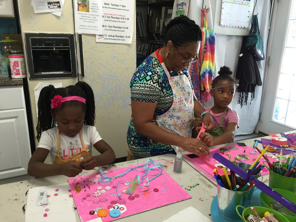 Kids Making Art
 Parent & Child Art Classes — Art by TJM