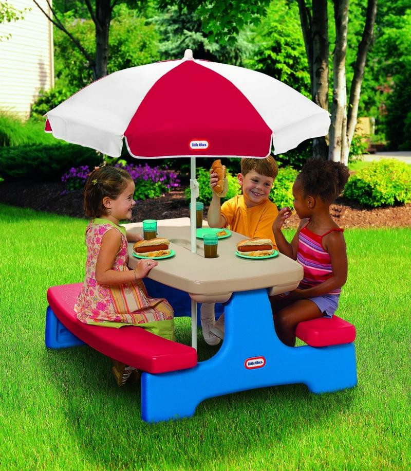 Kids Outdoor Picnic Table
 Kids picnic table with umbrella – s Ideas Rilane