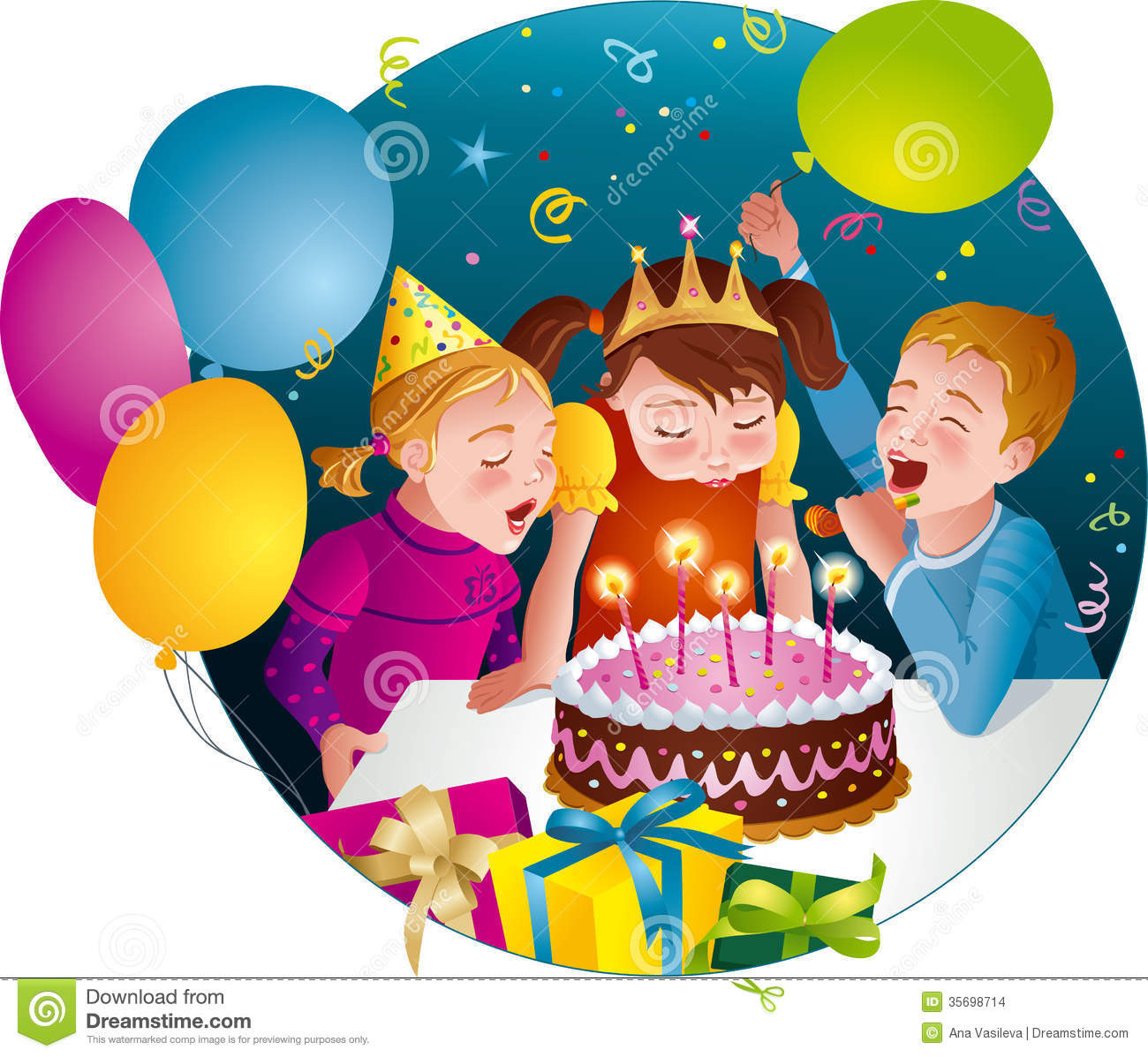 Kids Party Clipart
 Animated Kids Party Cliparts