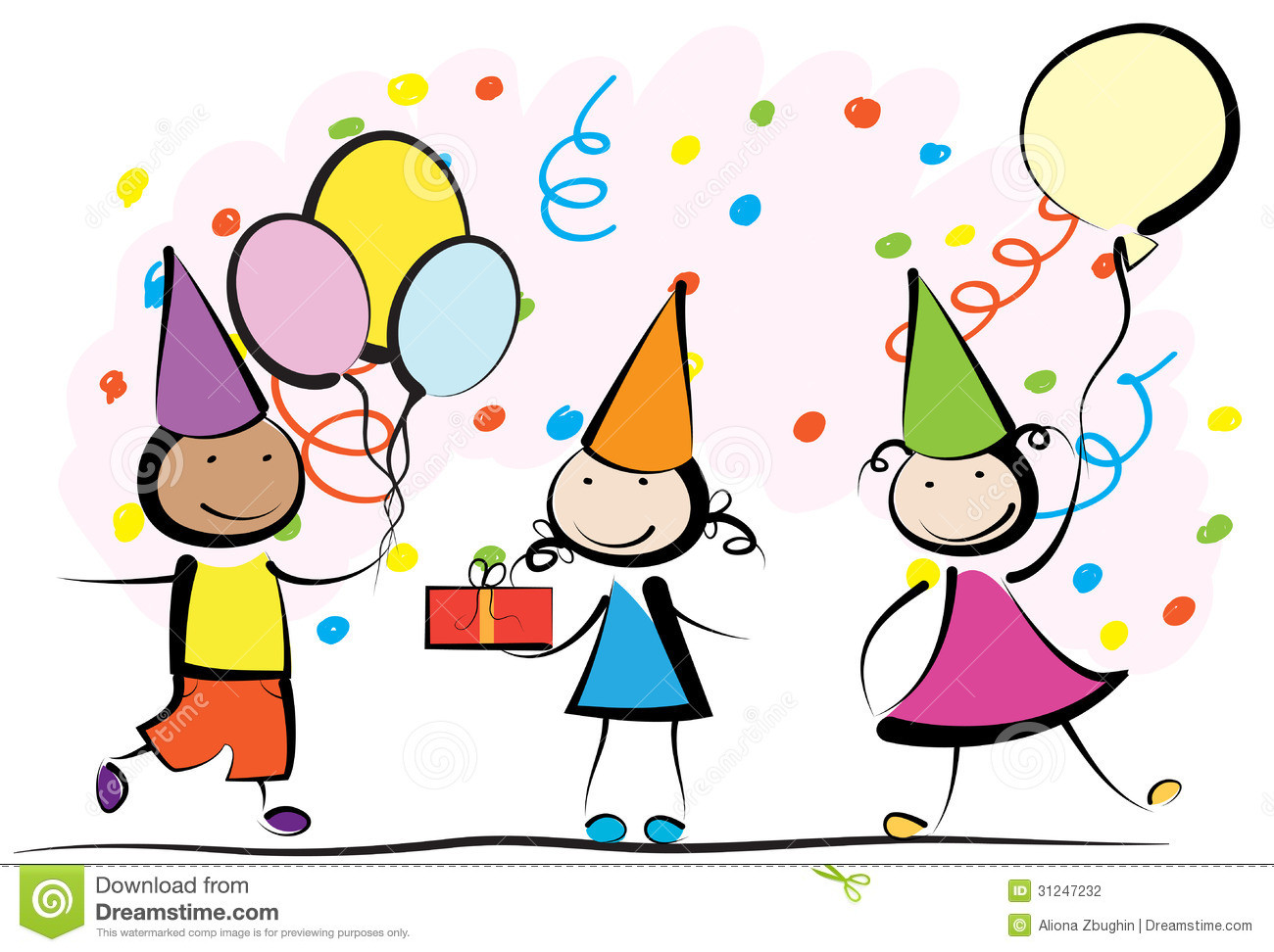 Kids Party Clipart
 Kids Birthday Party Clip Art