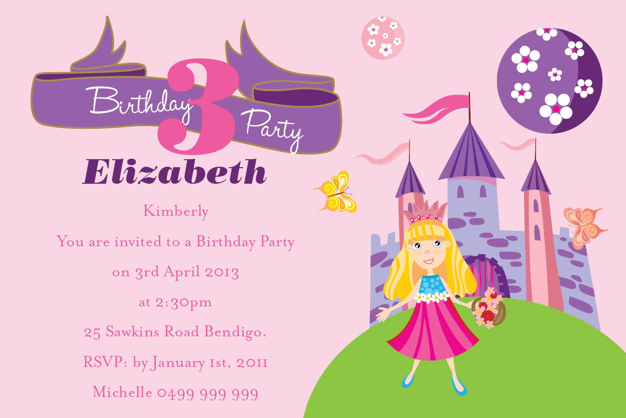 Kids Party Invitation Wording
 Birthday Invitation Wording For Kids