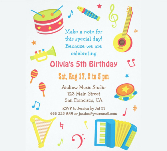 Kids Party Invitation Wording
 FREE Birthday Party Invites for Kids – FREE Printable