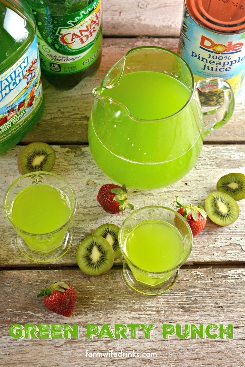 Kids Party Punch
 Green Punch The Farmwife Drinks