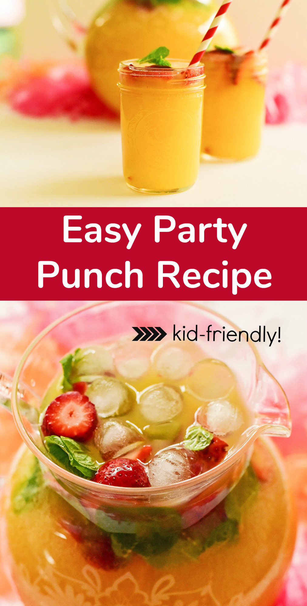 Kids Party Punch
 Easy Party Punch Recipe Kid Friendly