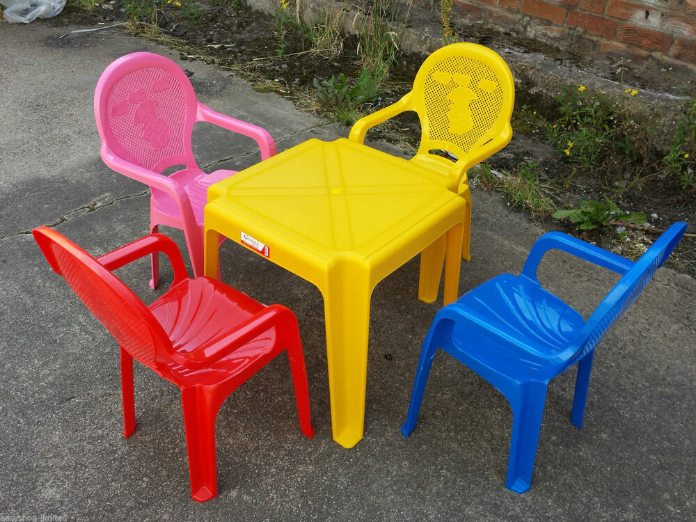 Kids Plastic Table And Chairs
 Kids Set of Childrens Kids Plastic Table and Chairs