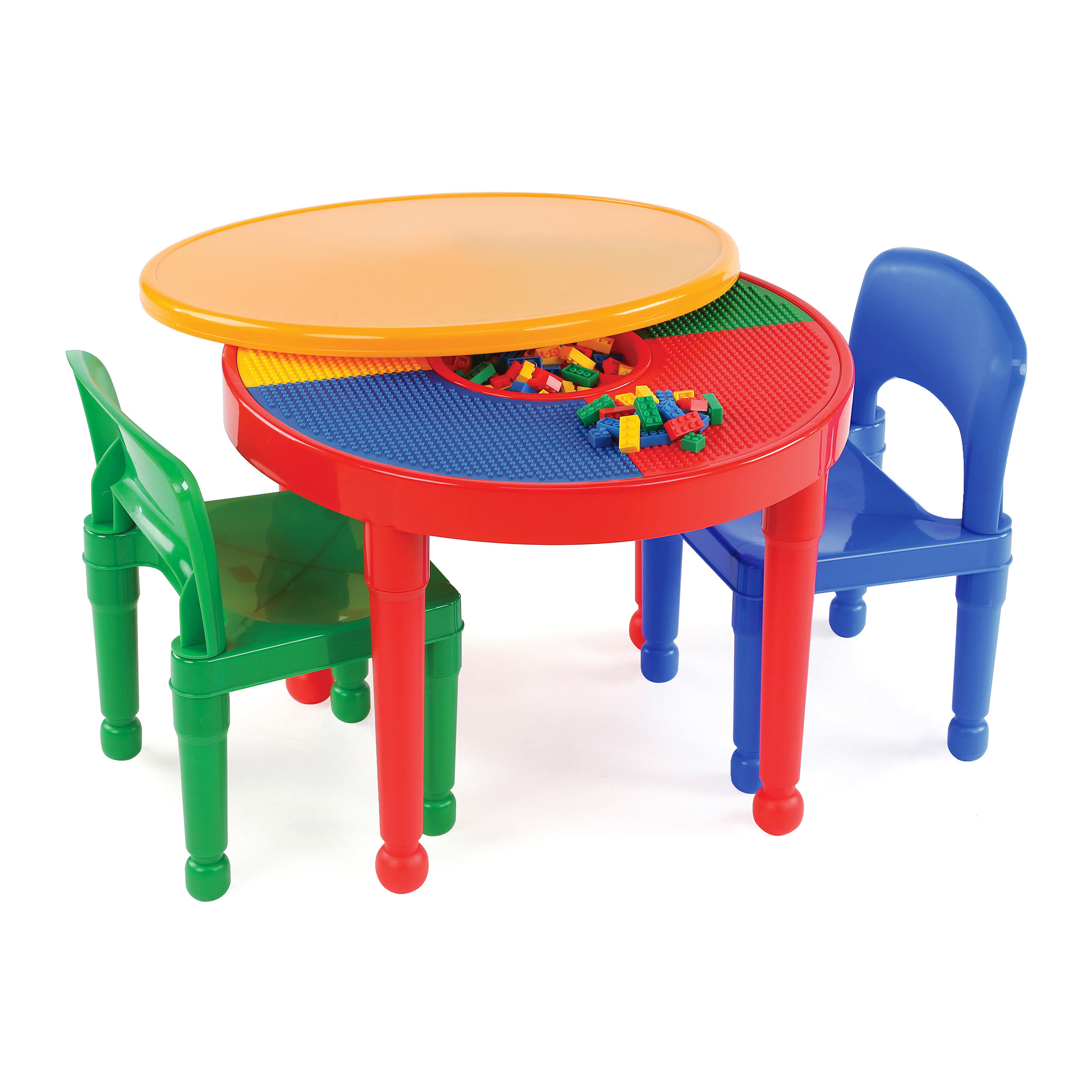 Kids Plastic Table And Chairs New Tot Tutors Kids 2 In 1 Plastic Lego Patible Activity Of Kids Plastic Table And Chairs 1 