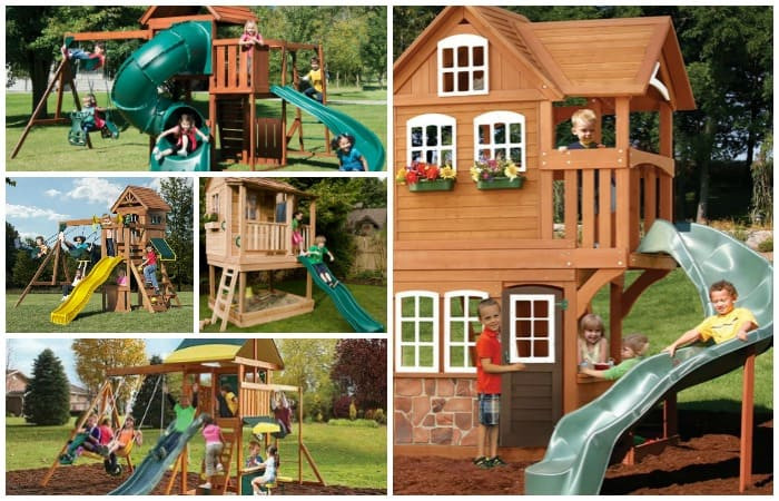 Kids Play House Swing Set
 25 Big Kid Playhouses Your Kids Will Adore Nerdy Mamma