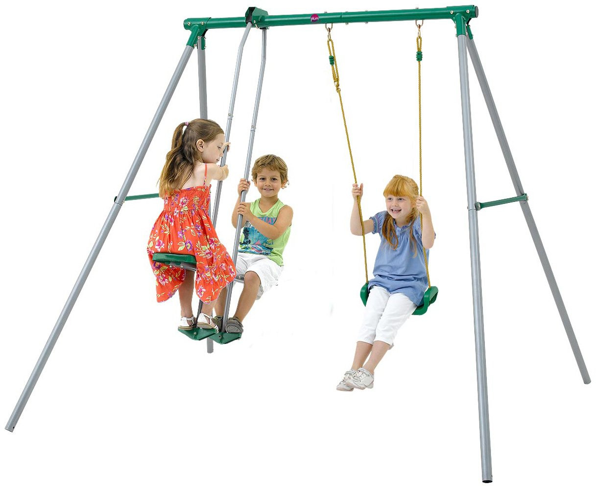 Kids Porch Swings
 Kids Garden Outdoor Playset Swing Childrens Play Swing Set
