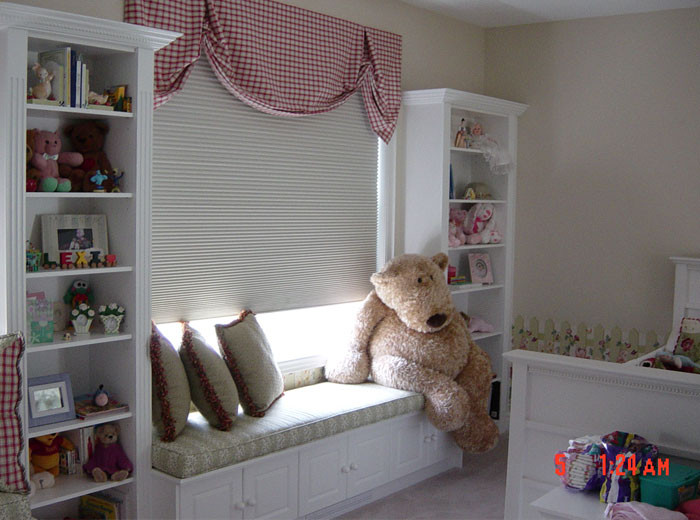 Kids Room Bench
 Custom Window Bench Seat with Storage