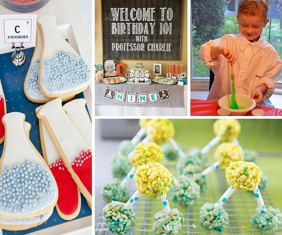 Kids Science Birthday Party
 Science Birthday Party Ideas