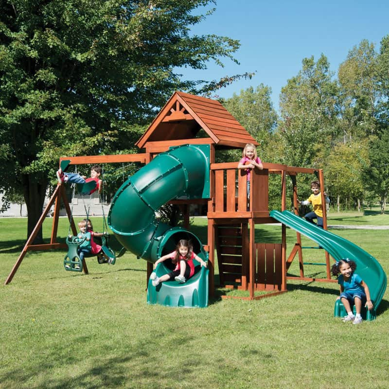 Kids Swing Slide Set
 Backyard Playground and Swing Sets Ideas Backyard Play