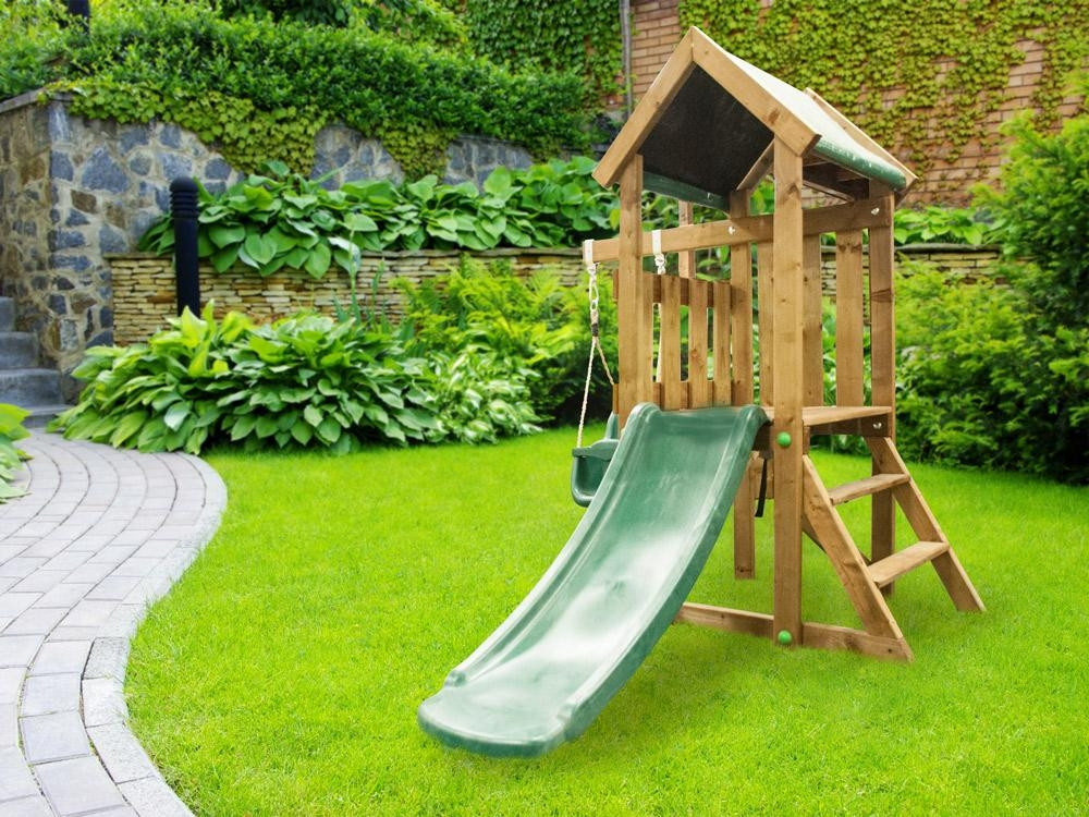 Kids Swing Slide Set
 Kids Small Climbing Frame Baby Swing Slide Set Playhouse