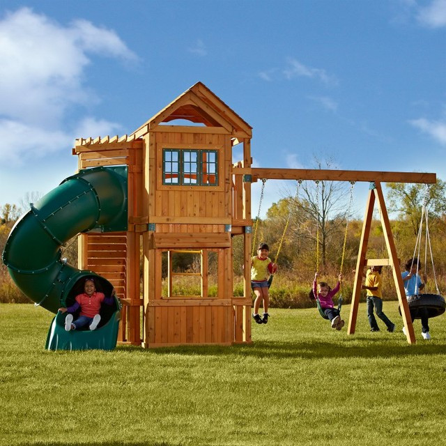 Kids Swing Slide Set
 Swing N Slide Durango Swing Set PB 8162 Contemporary