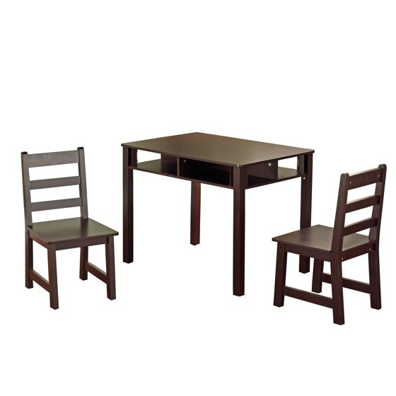 Kids Table And Chairs Walmart
 Kids Table and Chairs Set Espresso Walmart