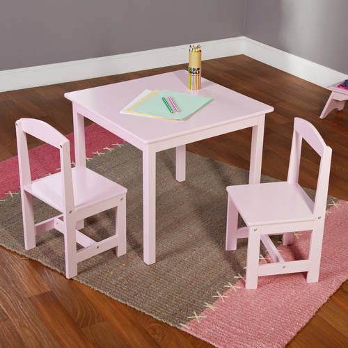 Kids Table And Chairs Walmart
 Hayden Kids 3 Piece Table and Chair Set Multiple Colors