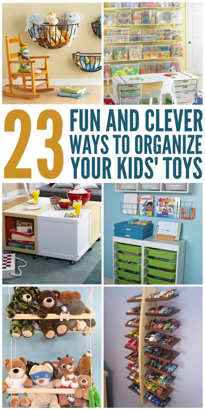 Kids Toy Organizing Ideas
 23 Fun and Clever Ways to Organize Toys