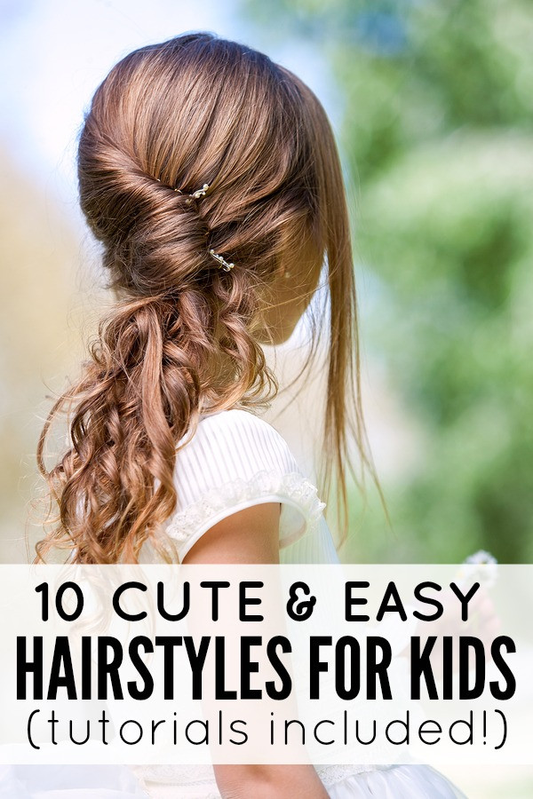 Kids Updos Hairstyles
 10 cute and easy hairstyles for kids