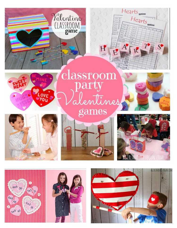 Kids Valentine Party Games
 valentines classroom party ideas A girl and a glue gun